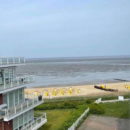 Traumhafte Ferienwohnung - Direkter Meerblick - 50M Zum Strand In Cuxhaven Duhnen In 1A Lage Im Haus Seehuette Eksteriør bilde